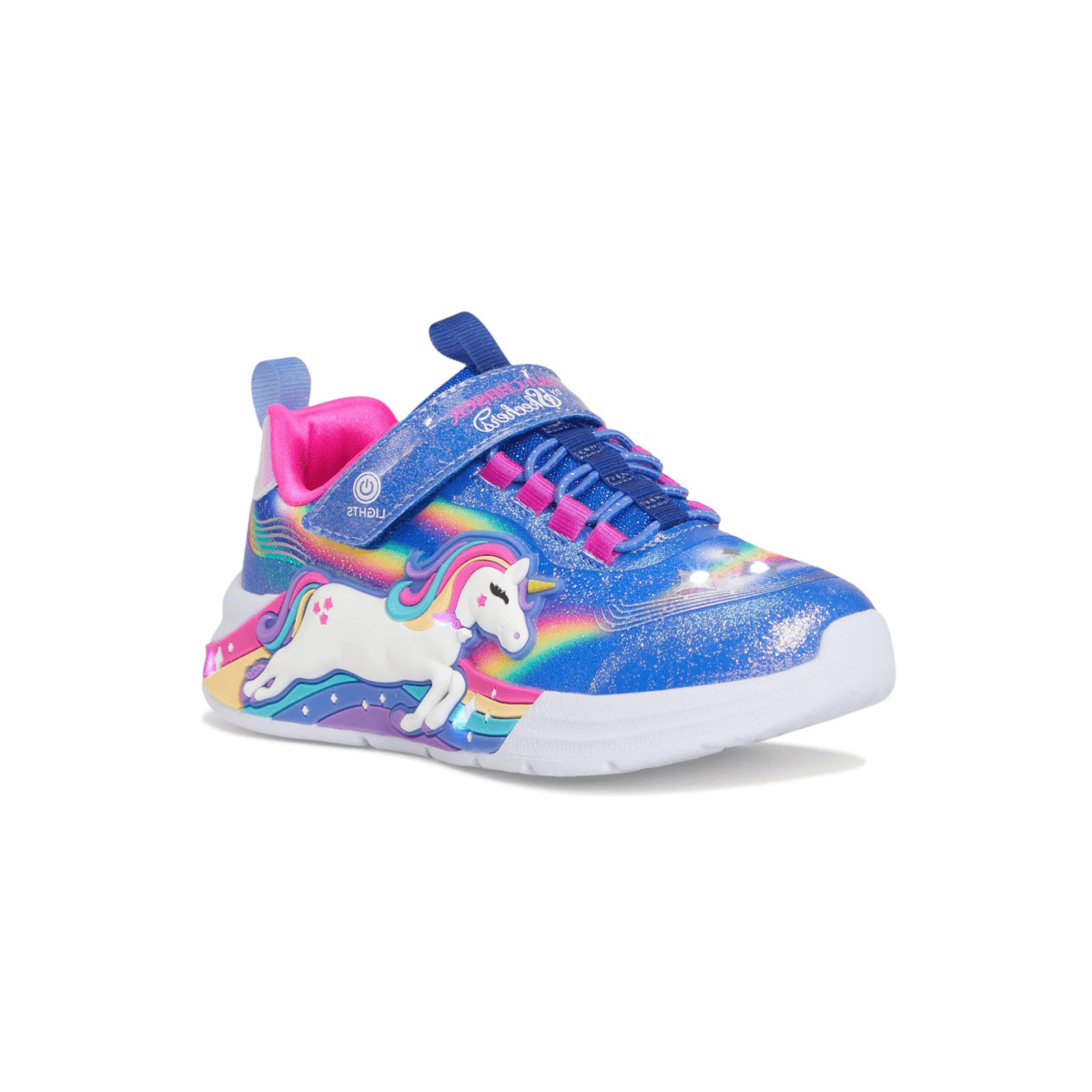 Skechers Girls' (Preschool) 302298LBLMT S - Lights: Unicorn Chaser Blue/Multi - 1105676 - Tip Top Shoes of New York