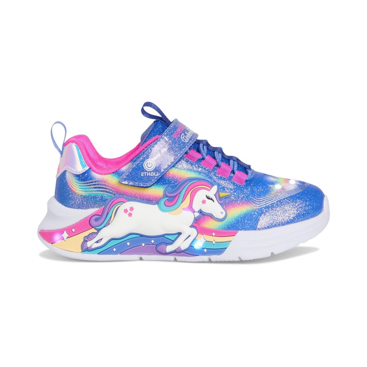 Skechers Girls' (Preschool) 302298LBLMT S - Lights: Unicorn Chaser Blue/Multi - 1105676 - Tip Top Shoes of New York