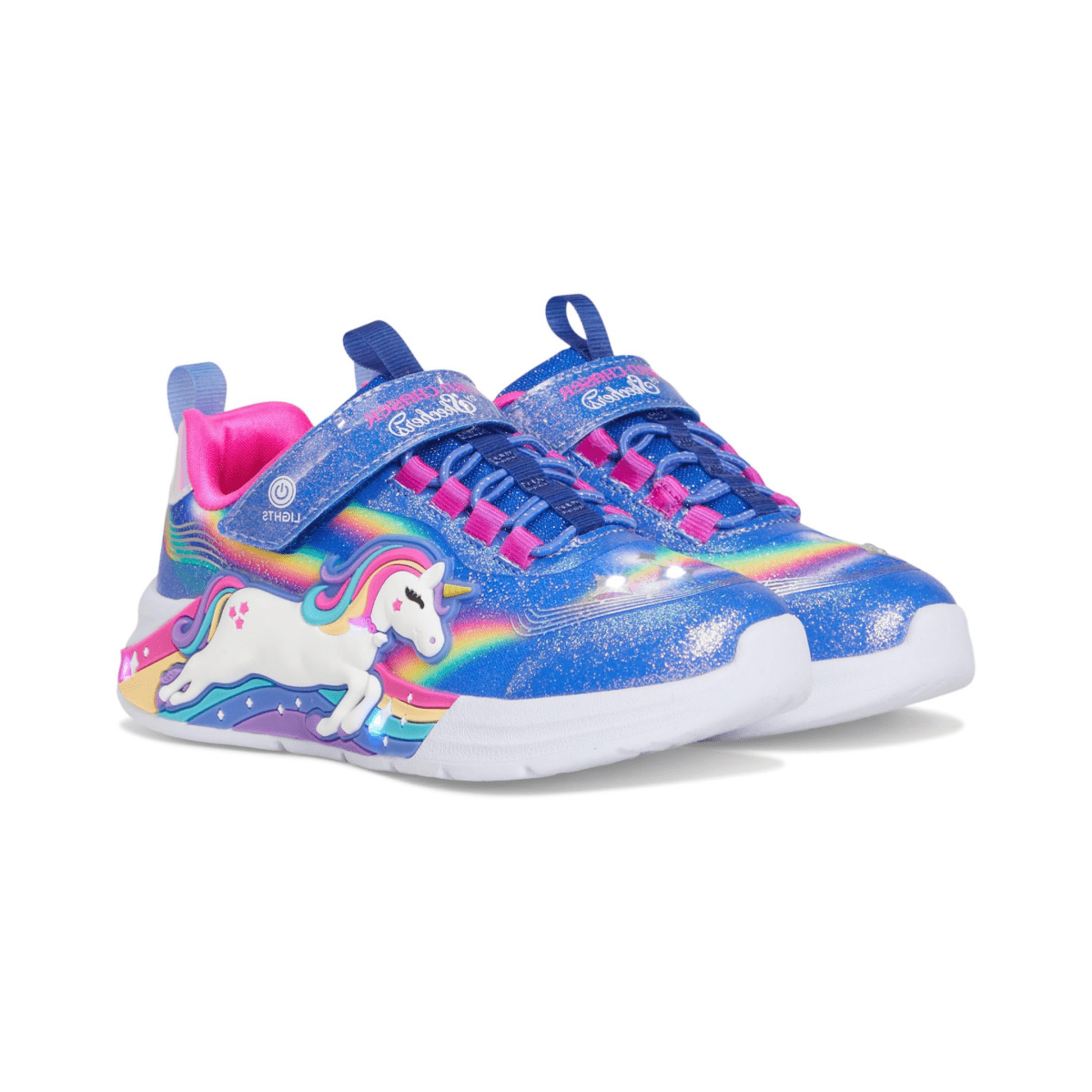 Skechers Girls' (Preschool) 302298LBLMT S - Lights: Unicorn Chaser Blue/Multi - 1105676 - Tip Top Shoes of New York