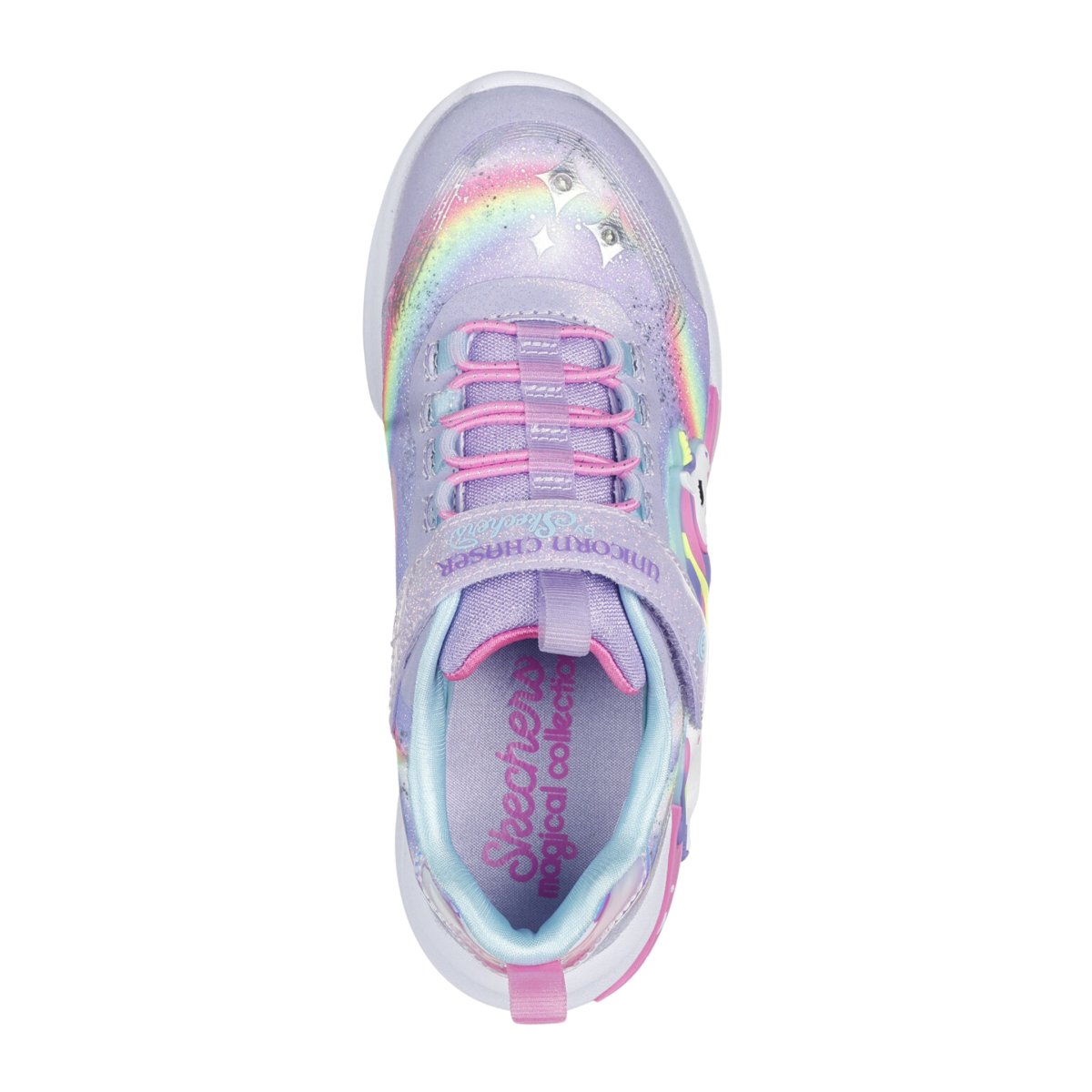 Skechers Girl's (Preschool) 302298LLVMT S-Lights: Unicorn Chaser Lavender/Multi - 1089941 - Tip Top Shoes of New York