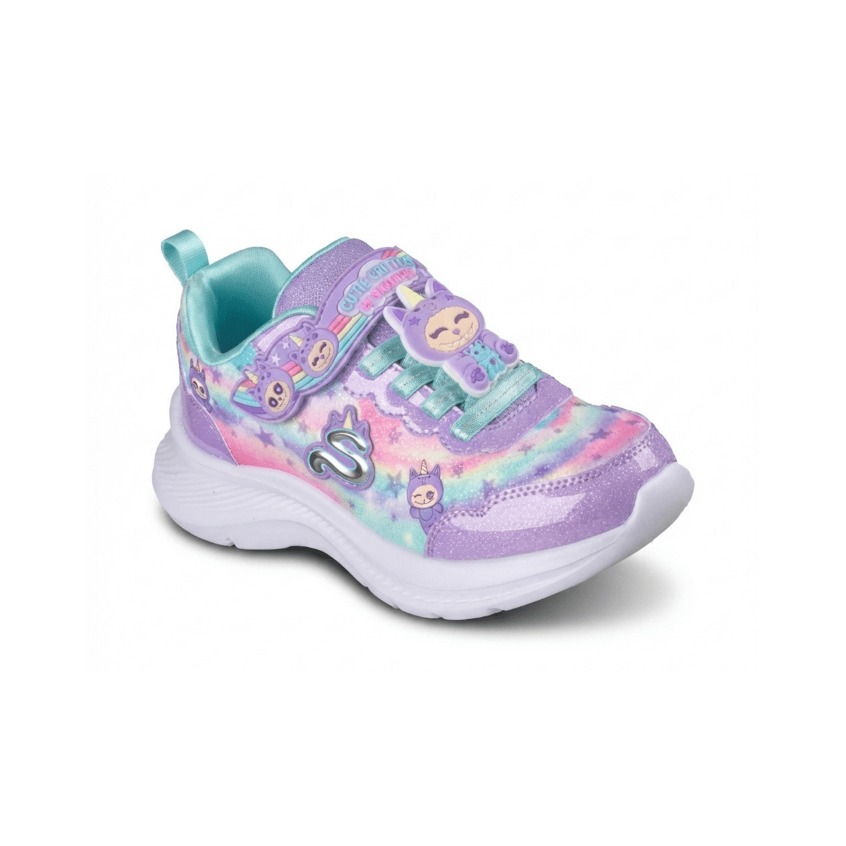 Skechers Girls (Preschool) 302363LLVMT Jumpsters - Cutie Critters Lavender/Multicolor - 1112270 - Tip Top Shoes of New York