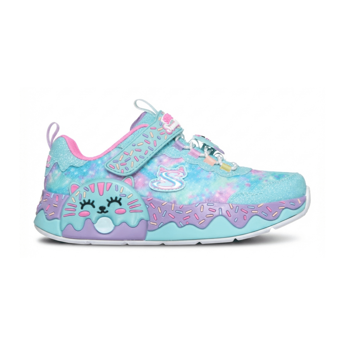Skechers Girls (Preschool) 302367LTQMT Donut Kitty Turquoise/Multicolor - 1112350 - Tip Top Shoes of New York