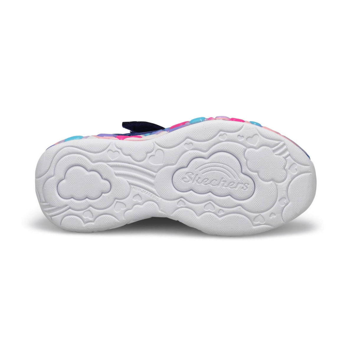 Skechers Girls' (Preschool) 302696LNVMT S - Lights: Eternal Heart Navy/Multicolor - 1100343 - Tip Top Shoes of New York