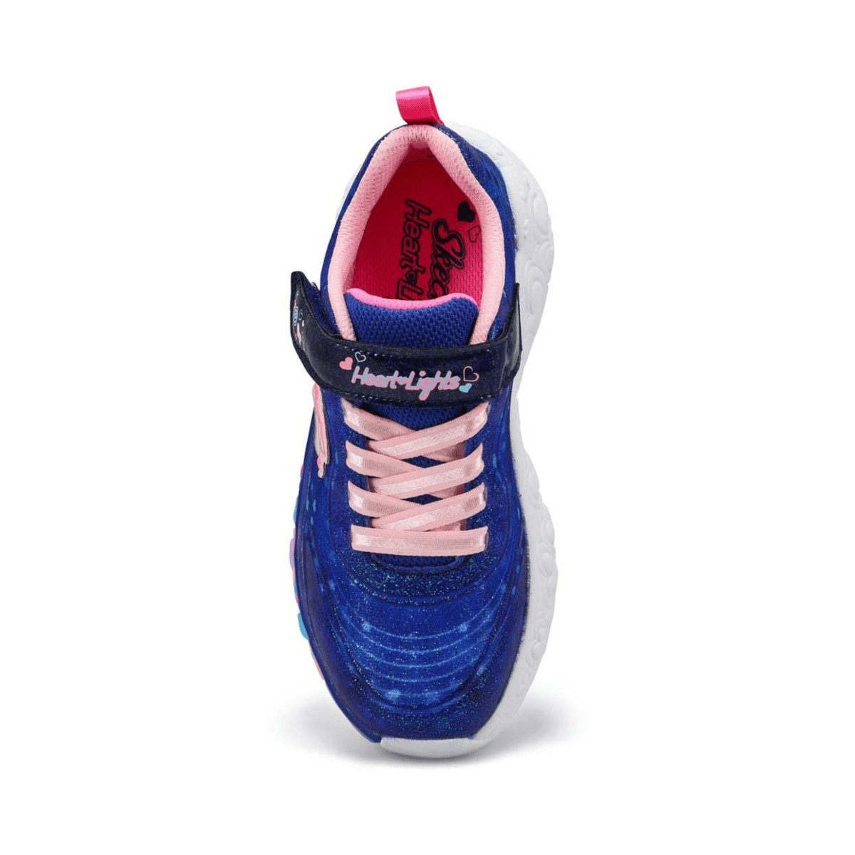 Skechers Girls' (Preschool) 302696LNVMT S - Lights: Eternal Heart Navy/Multicolor - 1100343 - Tip Top Shoes of New York