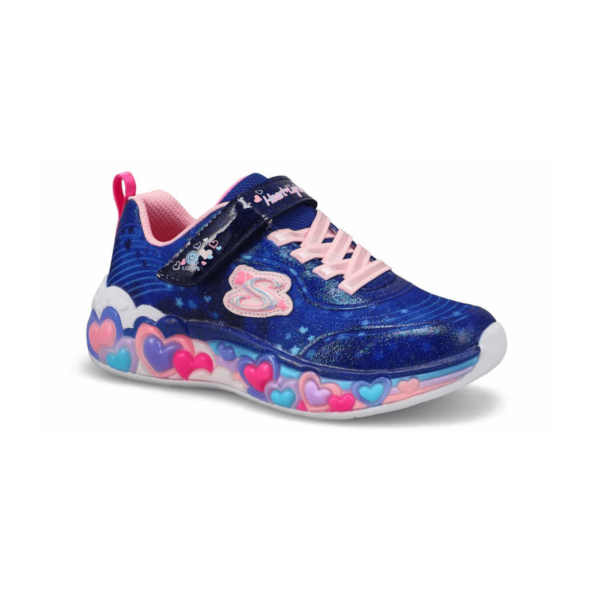 Skechers Girls' (Preschool) 302696LNVMT S - Lights: Eternal Heart Navy/Multicolor - 1100343 - Tip Top Shoes of New York