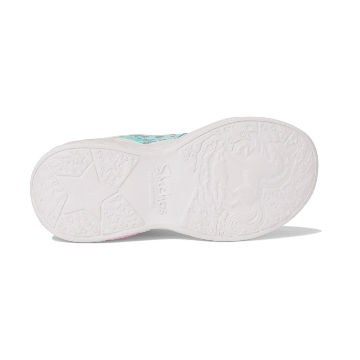 Skechers Girls' (Preschool) 303063LSMLT S - Lights: Unicorn Dreams - Heart Sparkles Silver/Multi - 1105693 - Tip Top Shoes of New York