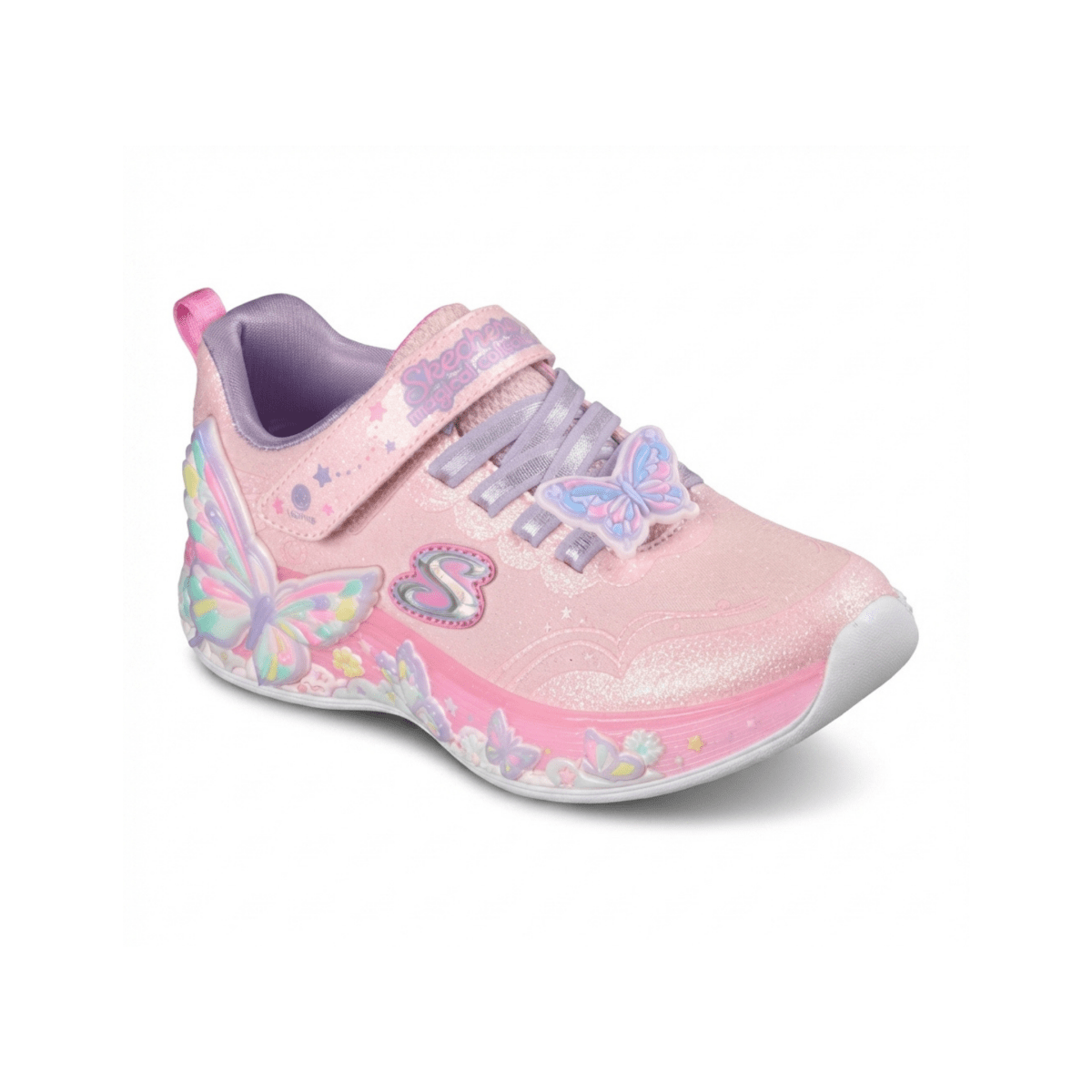 Skechers Girls (Preschool) 303065LLPM S-Lights: Butterfly Bliss Light Pink - 1117786 - Tip Top Shoes of New York