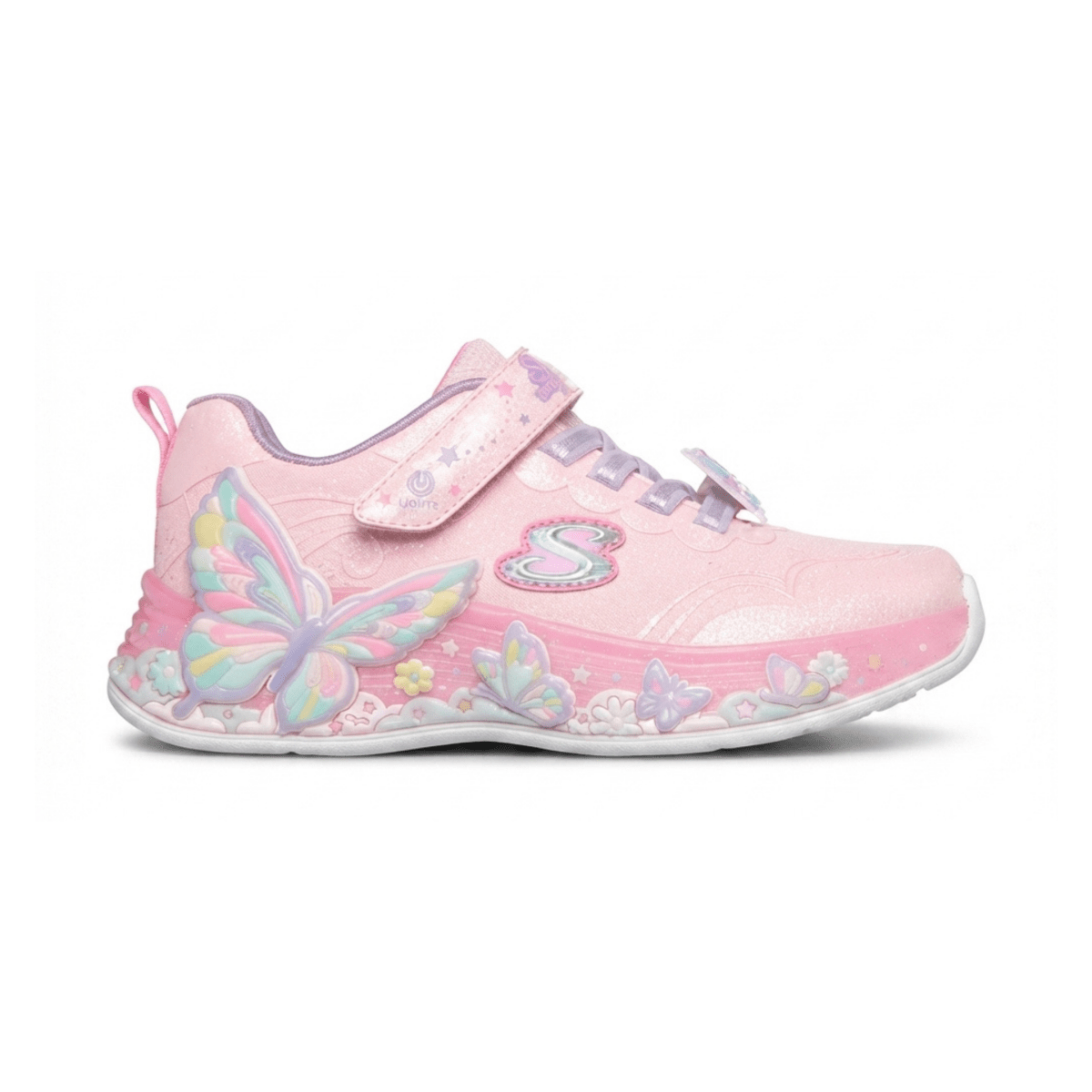 Skechers Girls (Preschool) 303065LLPM S-Lights: Butterfly Bliss Light Pink - 1117786 - Tip Top Shoes of New York