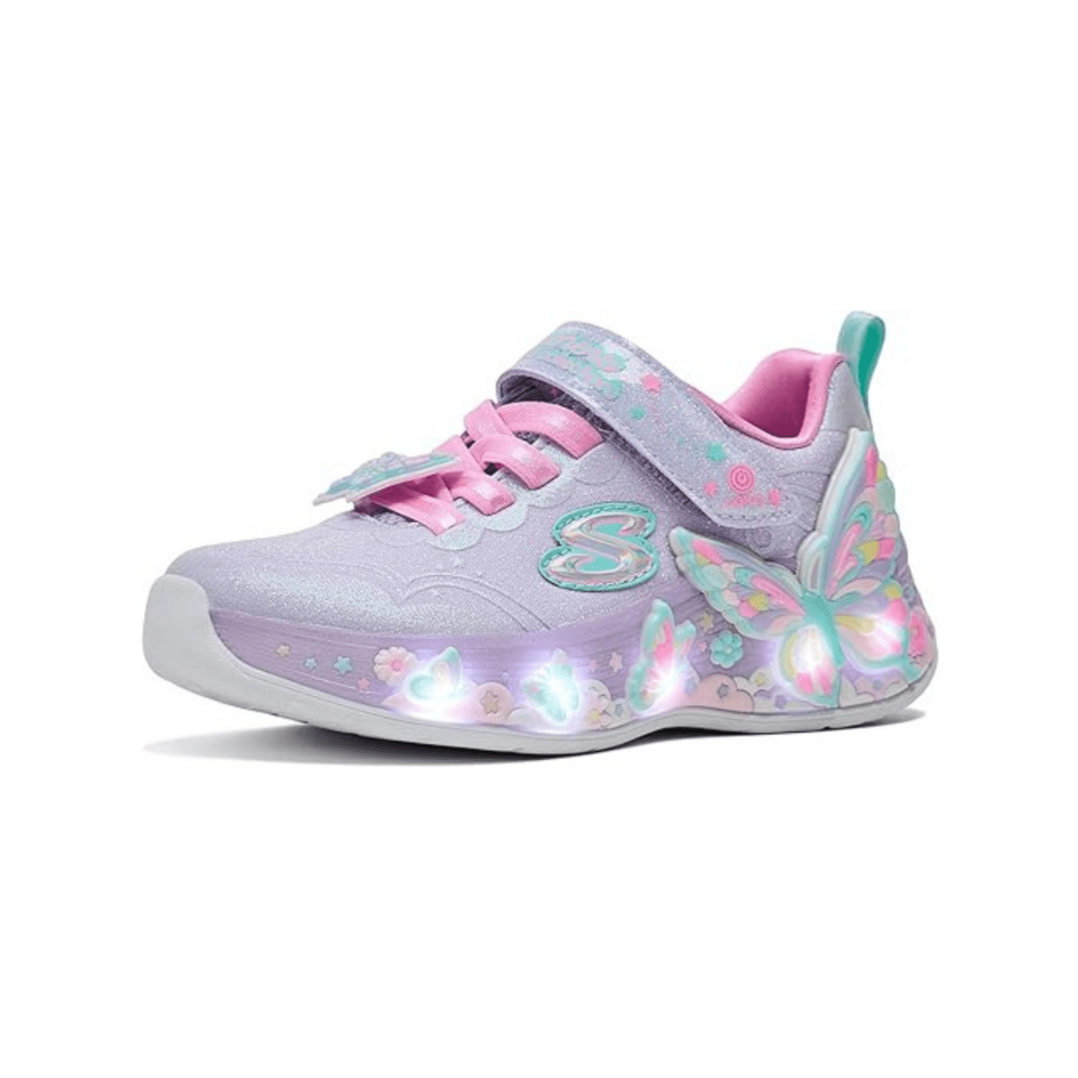 Skechers Girls (Preschool) 303065LLVMT S - Lights: Butterfly Bliss Lavender/Multicolor - 1107547 - Tip Top Shoes of New York