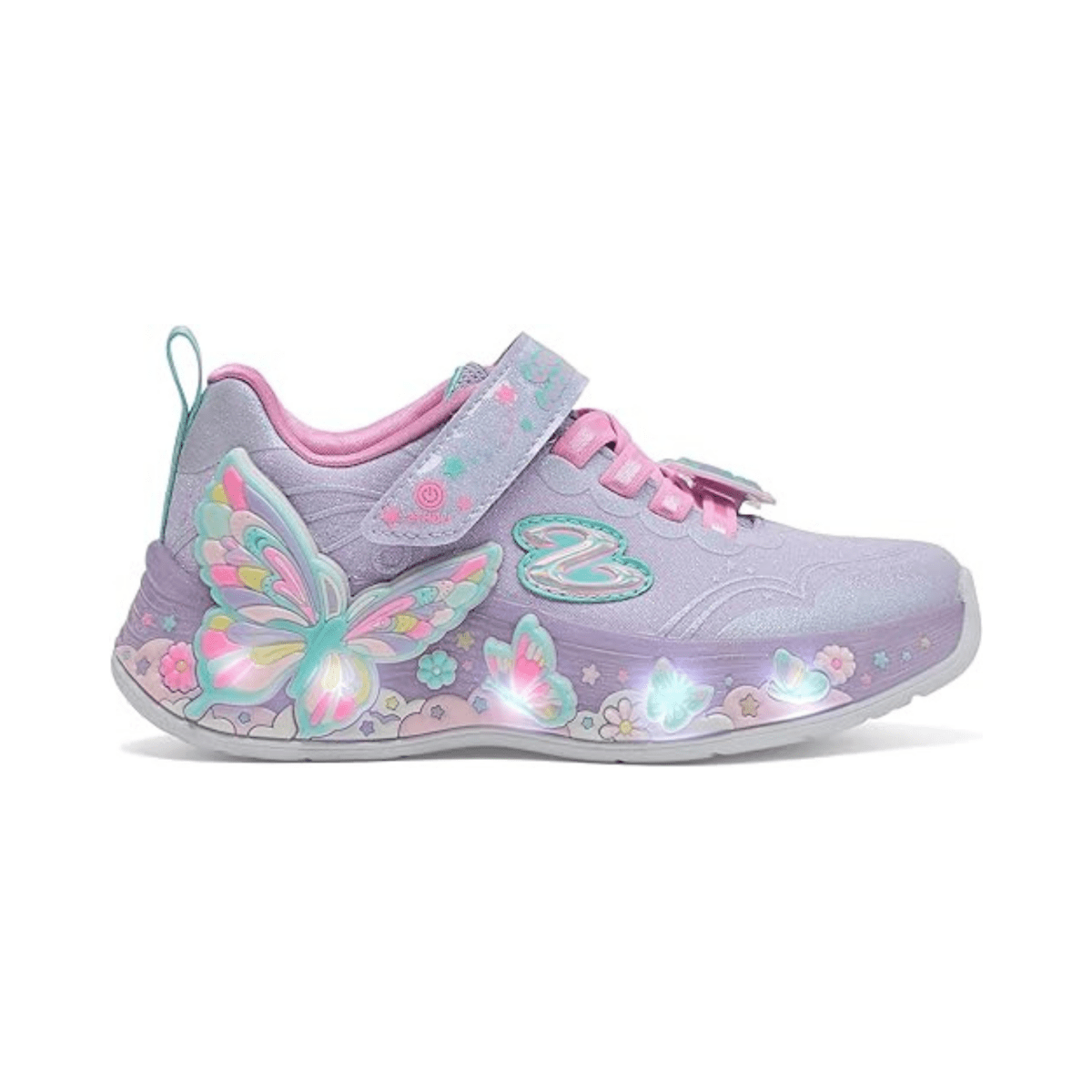 Skechers Girls (Preschool) 303065LLVMT S - Lights: Butterfly Bliss Lavender/Multicolor - 1107547 - Tip Top Shoes of New York
