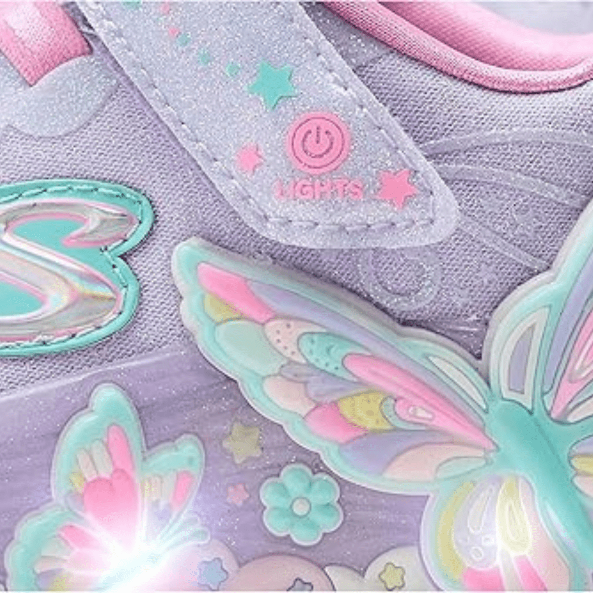 Skechers Girls (Preschool) 303065LLVMT S - Lights: Butterfly Bliss Lavender/Multicolor - 1107547 - Tip Top Shoes of New York
