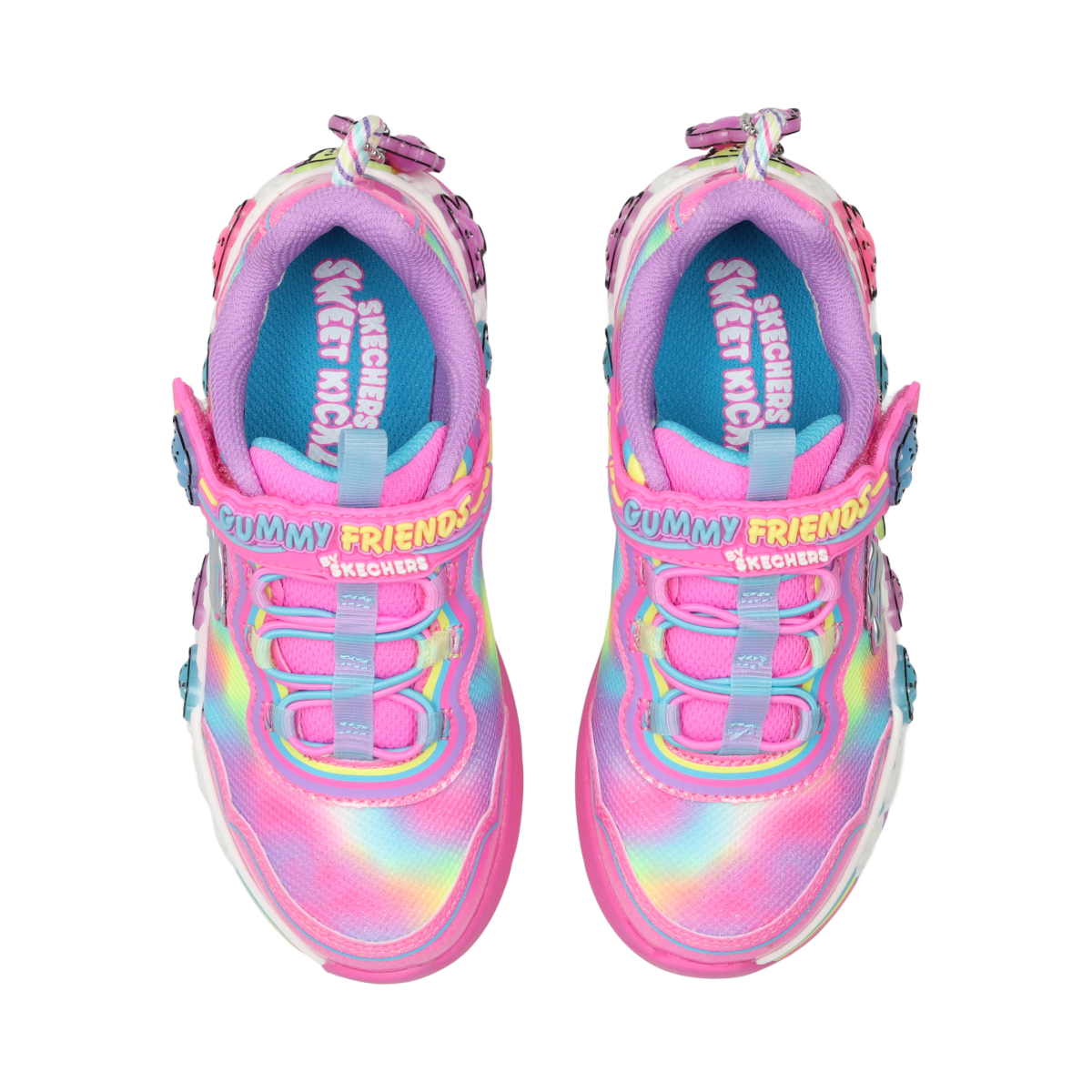 Skechers Girls (Preschool) 303205LHPMT Sweet Kickz: Gummy Friends Hot Pink - 1112337 - Tip Top Shoes of New York