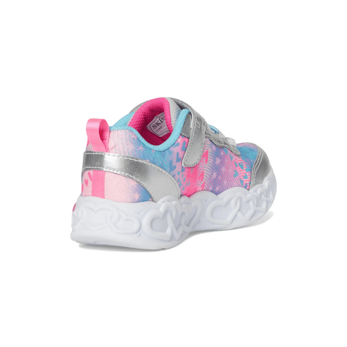 Skechers Girls (Preschool) 303261LSMLT Infinite Heart Lights - Heart Jewels Silver/Multicolor - 1107521 - Tip Top Shoes of New York