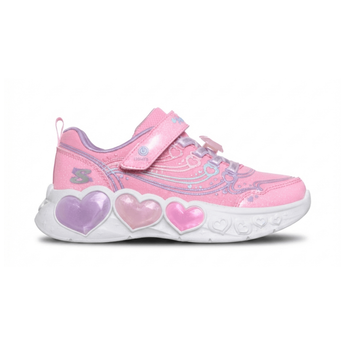Skechers Girls (Preschool) 303266LPKMT S-Lights: Enchanted Heart Lights Pink/Multicolor - 1112363 - Tip Top Shoes of New York