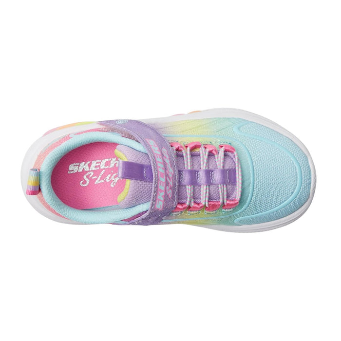 Skechers Girl's (Preschool) 303721LLVMT S - Lights: Rainbow Cruisers Lavender/Multi - 5022463 - Tip Top Shoes of New York