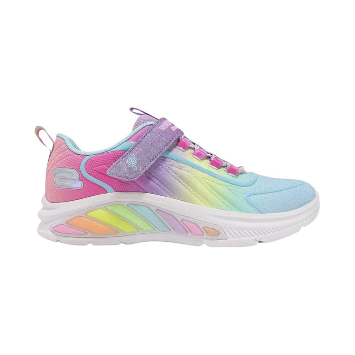 Skechers Girl's (Preschool) 303721LLVMT S - Lights: Rainbow Cruisers Lavender/Multi - 5022463 - Tip Top Shoes of New York