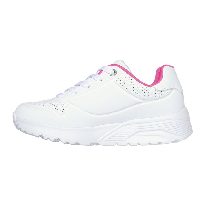 Skechers Girl's (Preschool) 310391LWMN Street Uno Lite - My Drip White/Multi - 1095198 - Tip Top Shoes of New York