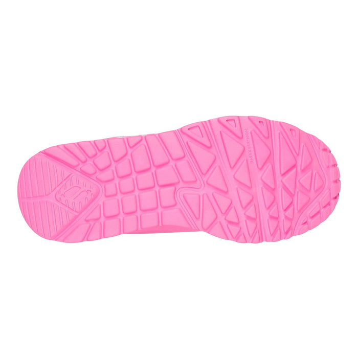 Skechers Girl's (Preschool) 314067LHPMT Skechers x JGoldcrown: Uno Lite - Metallic Love Hot Pink/Multi - 1090314 - Tip Top Shoes of New York