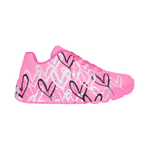 Skechers Girl's (Preschool) 314067LHPMT Skechers x JGoldcrown: Uno Lite - Metallic Love Hot Pink/Multi - 1090314 - Tip Top Shoes of New York