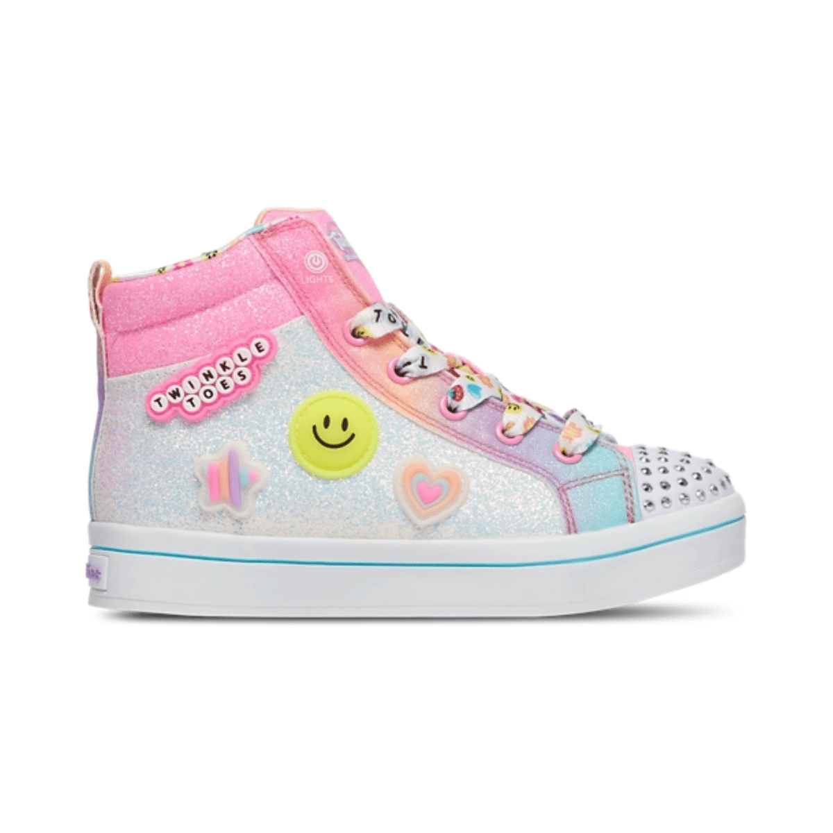 Skechers Girls' (Preschool) 314383LWMLT Twinkle Toes: Twi - Lites 2.0 Multicolor/White - 1100356 - Tip Top Shoes of New York