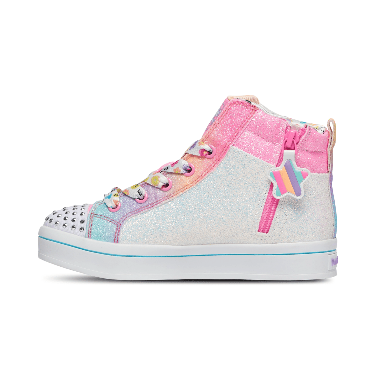 Skechers Girls' (Preschool) 314383LWMLT Twinkle Toes: Twi - Lites 2.0 Multicolor/White - 1100356 - Tip Top Shoes of New York