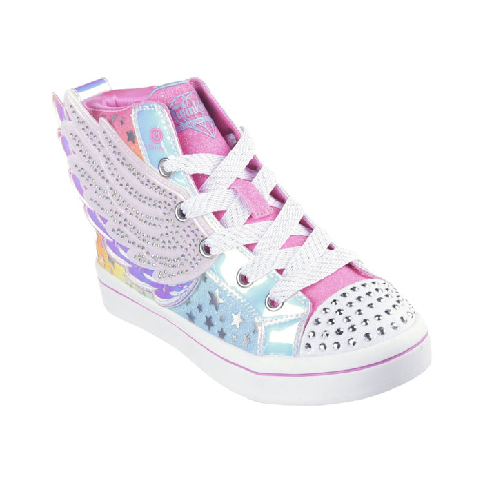 Skechers Girl's (Preschool) 314392LHPMT Twinkle Toes: Twi - Lites 2.0 - Dreamy Wings Hot Pink/Multi - 1089781 - Tip Top Shoes of New York