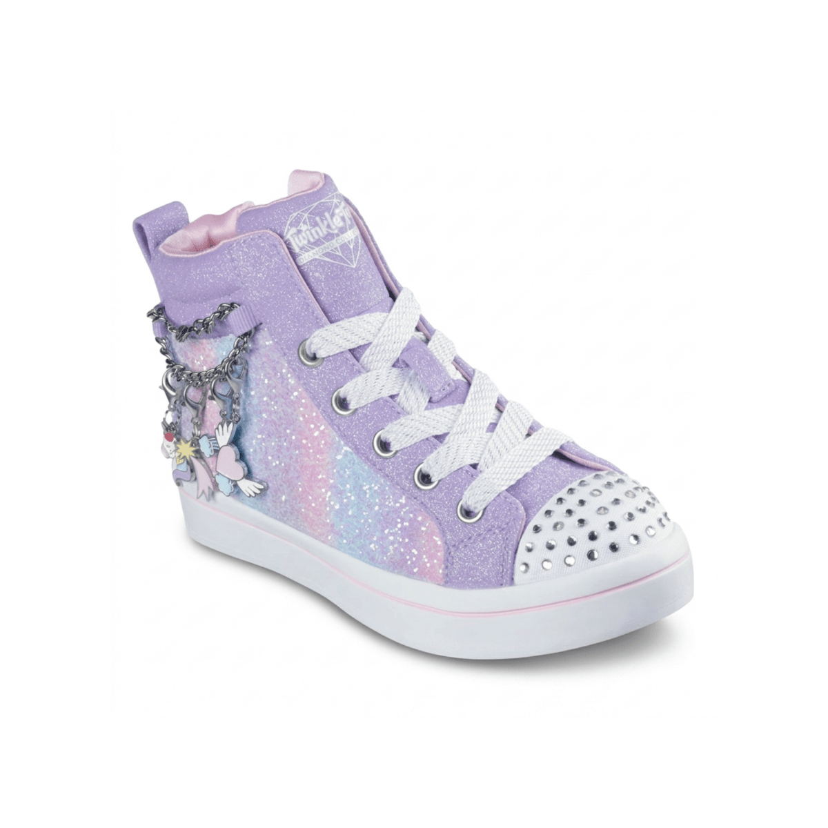 Skechers Girls (Preschool) 314396LLVMT Twinkle Toes: Twi - Lites - Charm Glitz Lavender/Multicolor - 1107441 - Tip Top Shoes of New York