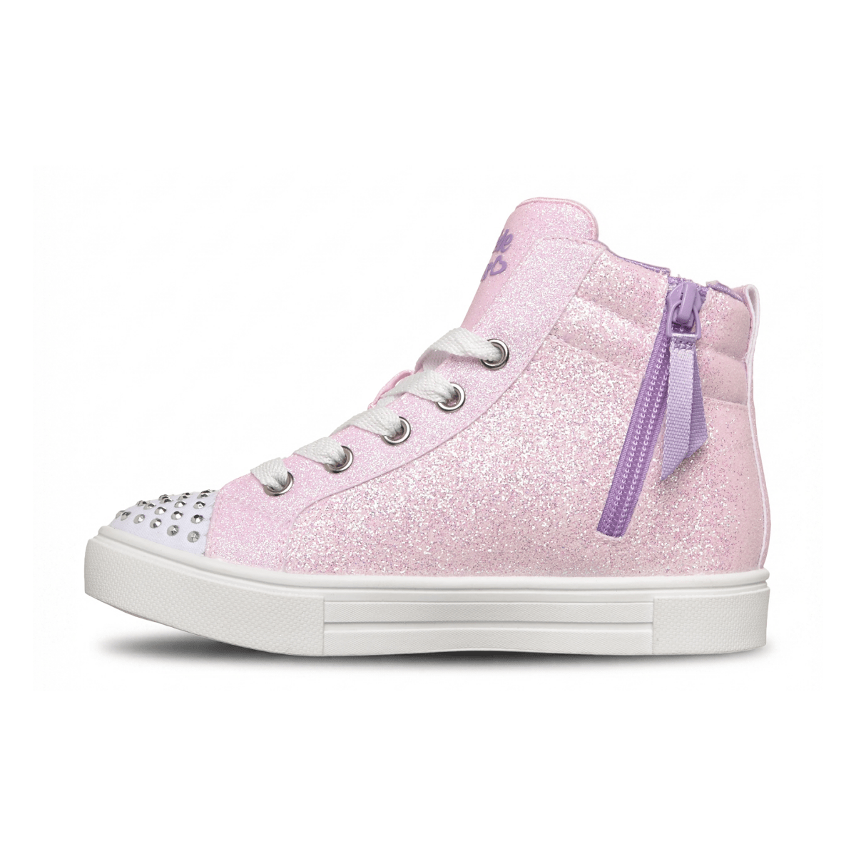 Skechers Girls (Preschool) 314464LLTPK Twinkle Toes: Twinkle Sparks - BFF Heart Bracelet Light Pink - 1112416 - Tip Top Shoes of New York