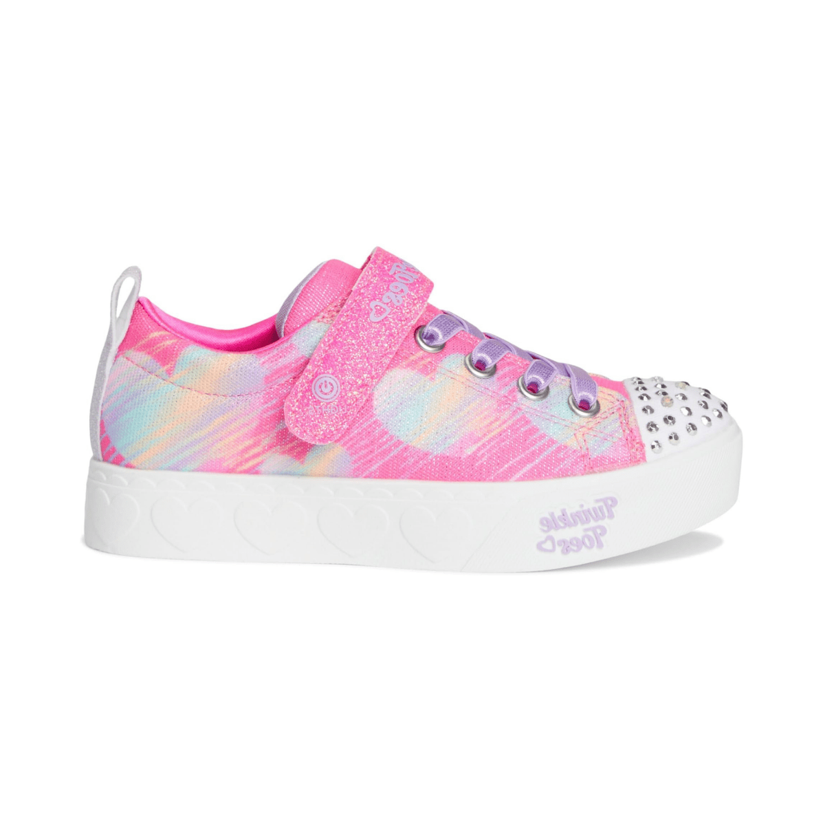 Skechers Girls' (Preschool) 314621LPKMT Twinkle Toes: Heart Steps - Heart Sketch Pink/Multicolor - 1105715 - Tip Top Shoes of New York