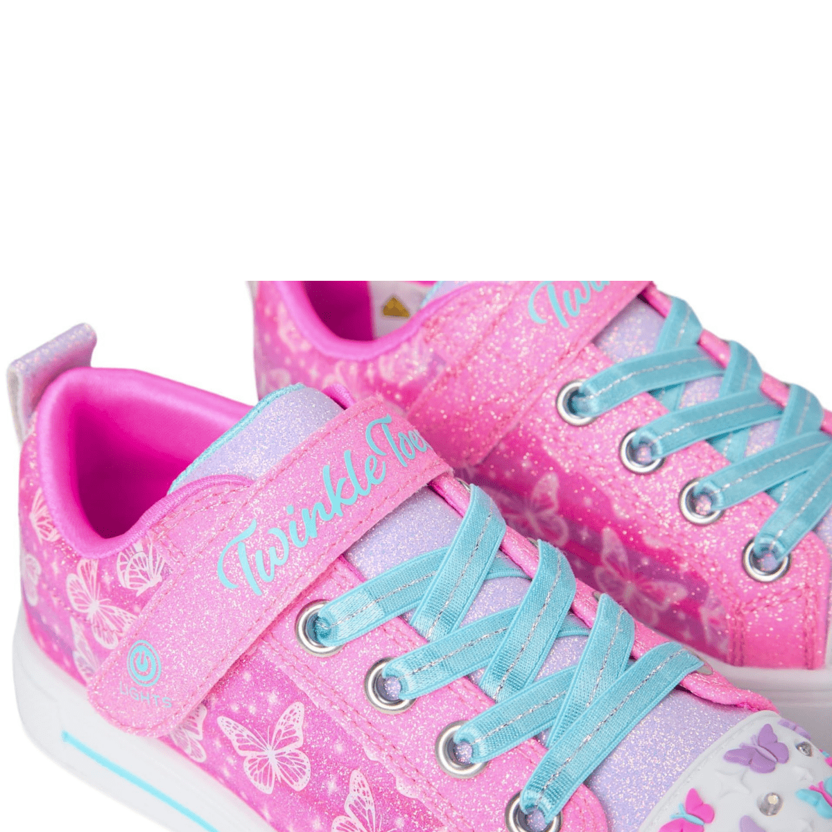 Skechers Girls' (Preschool) 314813LHPMT Twinkle Toes: Twinkle Sparks - Ombre Flutter Hot Pink/Multicolor - 1106529 - Tip Top Shoes of New York
