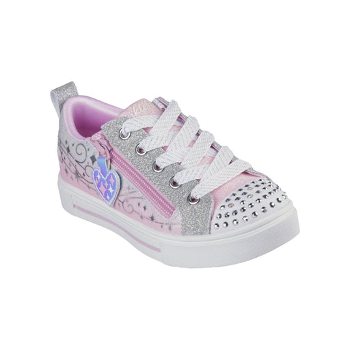 Skechers Girl's (Preschool) 314814LPKSL Twinkle Toes: Twinkle Sparks - Magical Ombre Pink/Silver - 1089767 - Tip Top Shoes of New York