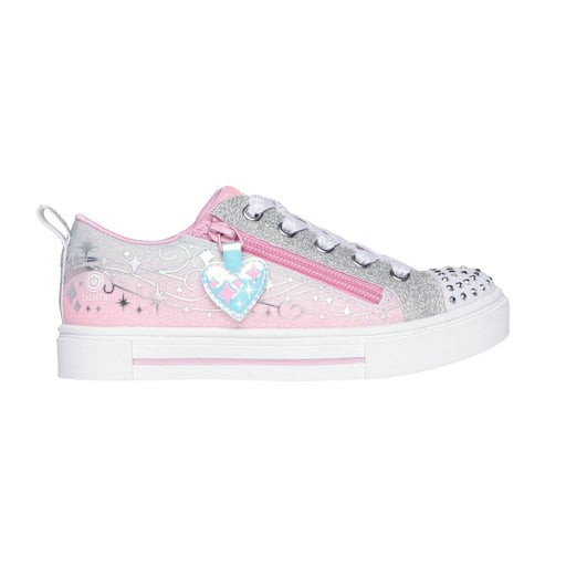 Skechers Girl's (Preschool) 314814LPKSL Twinkle Toes: Twinkle Sparks - Magical Ombre Pink/Silver - 1089767 - Tip Top Shoes of New York