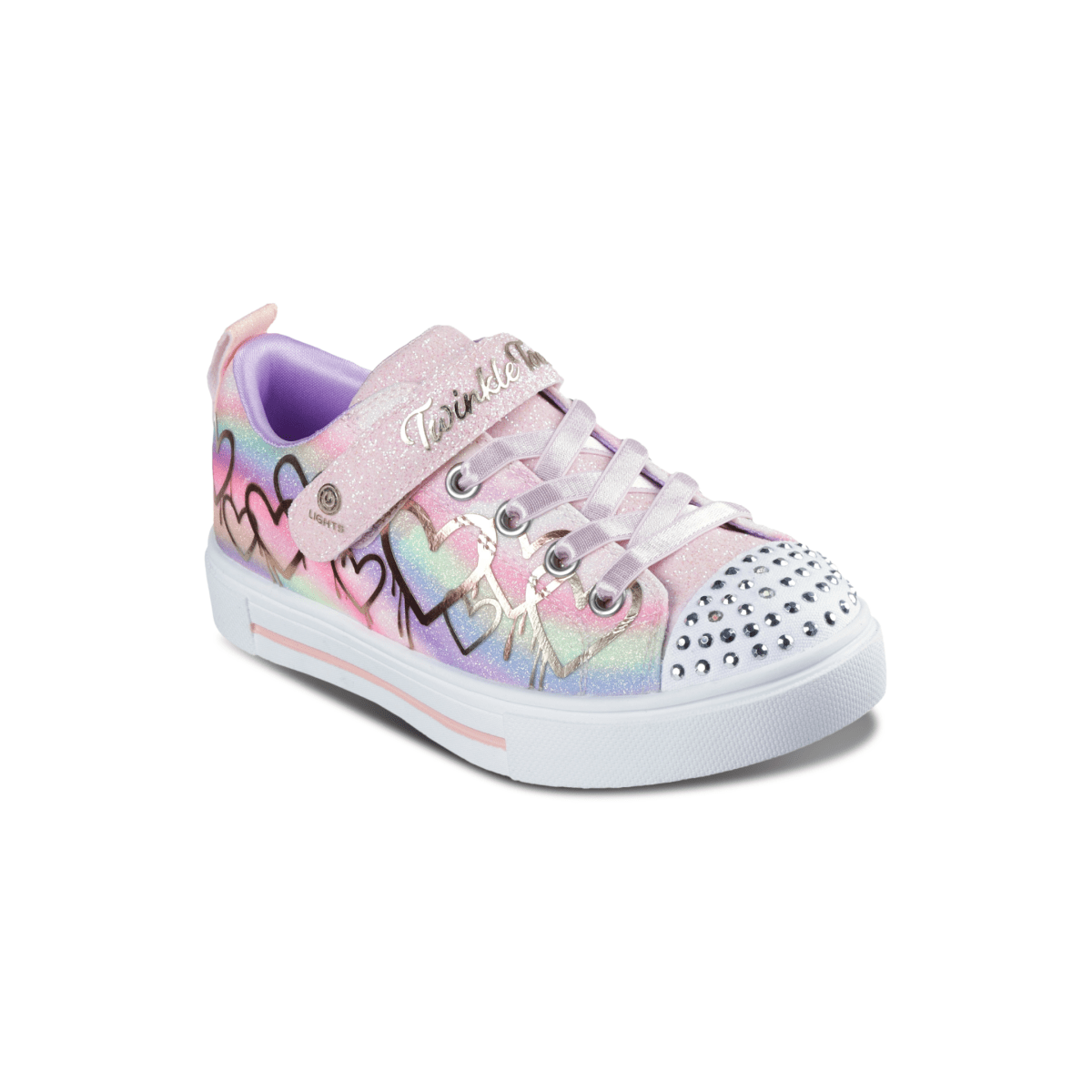 Skechers Girls' (Preschool) 314823LLPMT Twinkle Toes: Twinkle Sparks - Ombre Love Pink/White - 1100291 - Tip Top Shoes of New York
