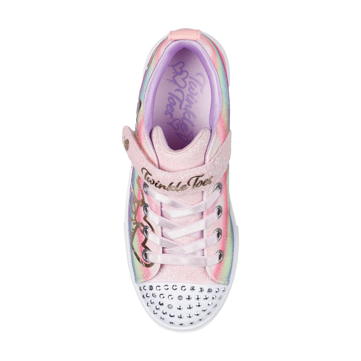 Skechers Girls' (Preschool) 314823LLPMT Twinkle Toes: Twinkle Sparks - Ombre Love Pink/White - 1100291 - Tip Top Shoes of New York
