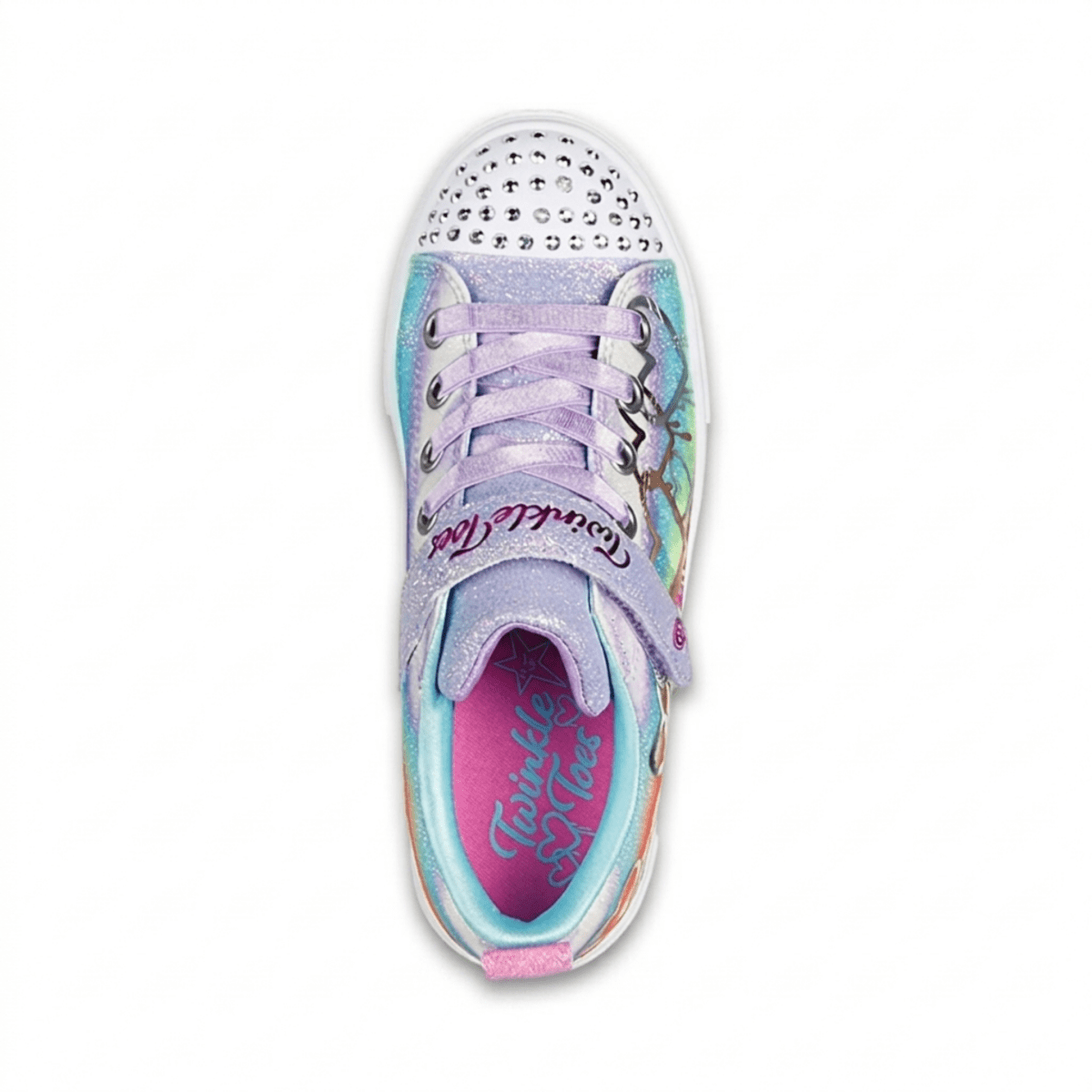 Skechers Girls (Preschool) 314823LLVMT Twinkle Toes: Twinkle Sparks - Ombre Love Lavender/Multicolor - 1107428 - Tip Top Shoes of New York