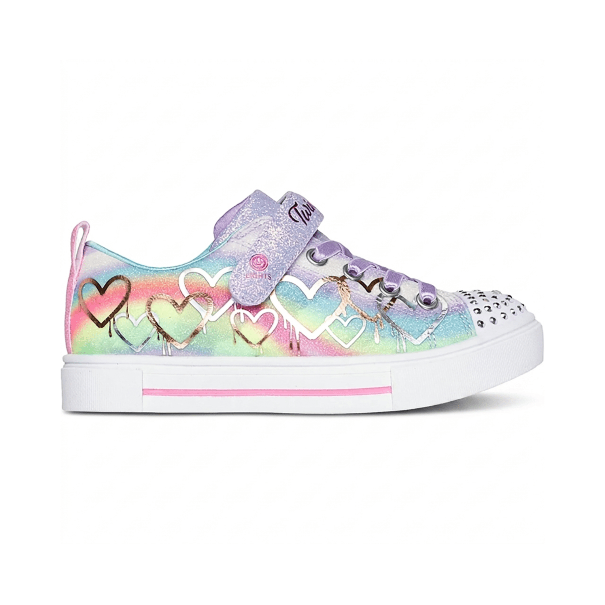Skechers Girls (Preschool) 314823LLVMT Twinkle Toes: Twinkle Sparks - Ombre Love Lavender/Multicolor - 1107428 - Tip Top Shoes of New York