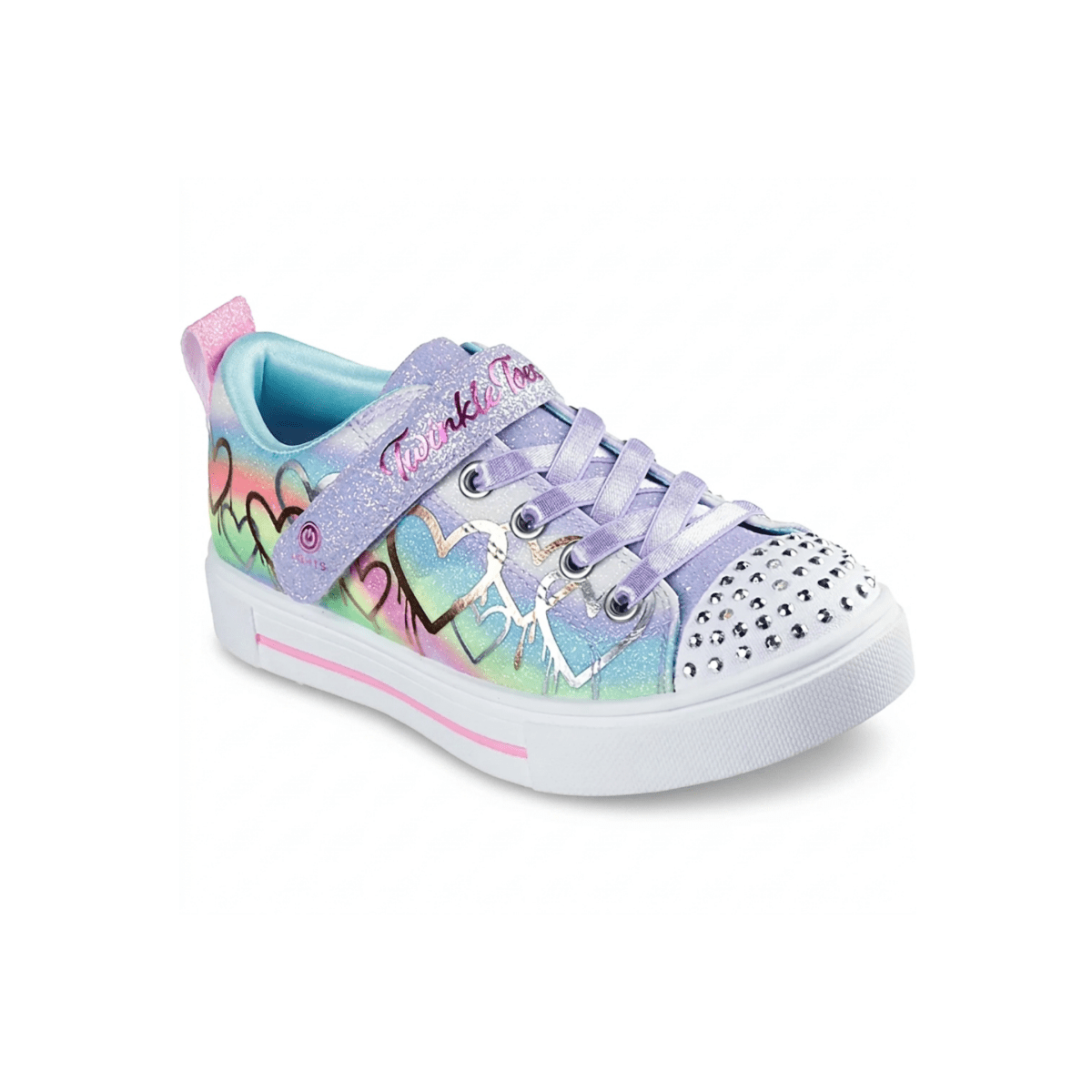 Skechers Girls (Preschool) 314823LLVMT Twinkle Toes: Twinkle Sparks - Ombre Love Lavender/Multicolor - 1107428 - Tip Top Shoes of New York