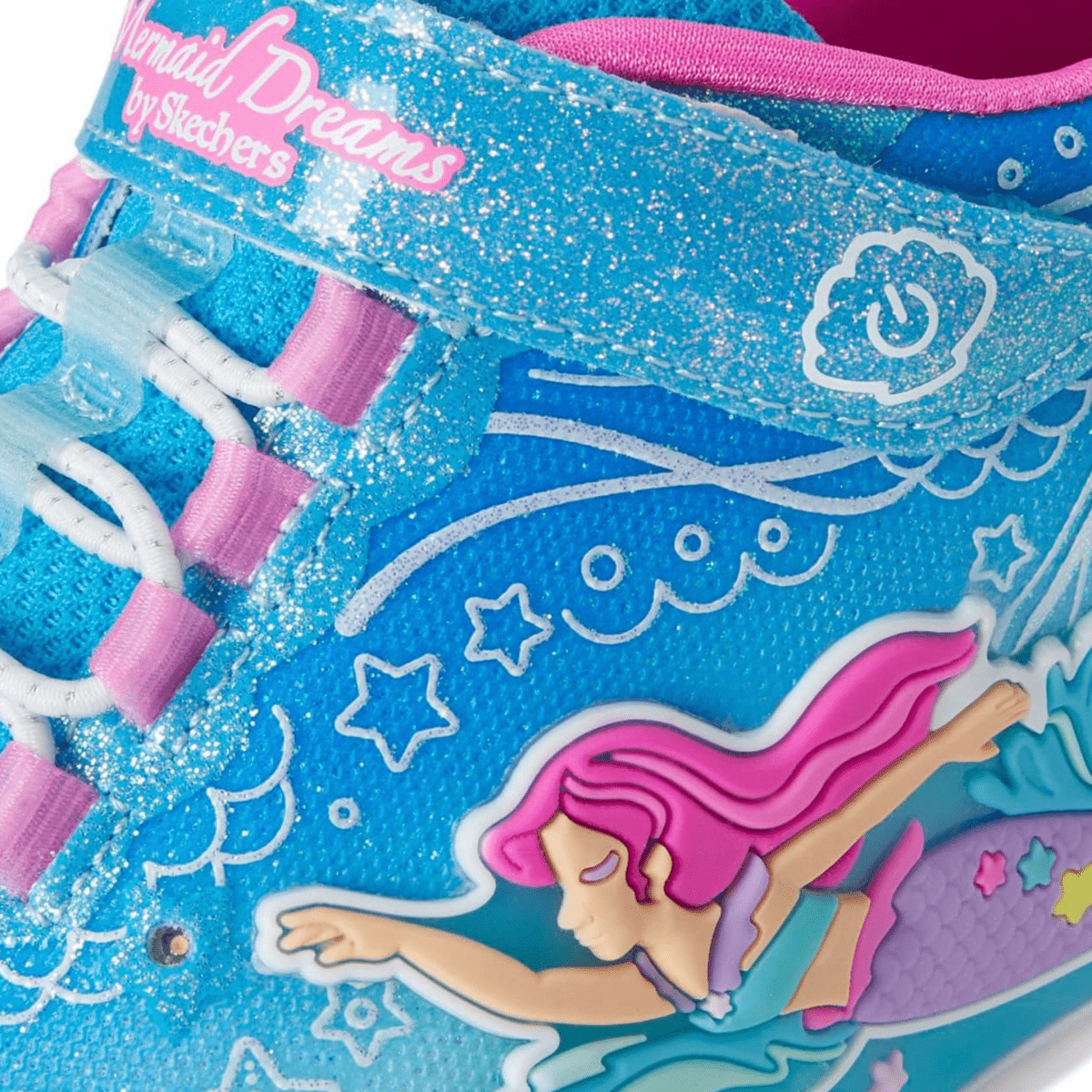 Skechers Girls (Preschool) S - Lights: Mermaid Dreams Blue/Multicolor - 1106738 - Tip Top Shoes of New York