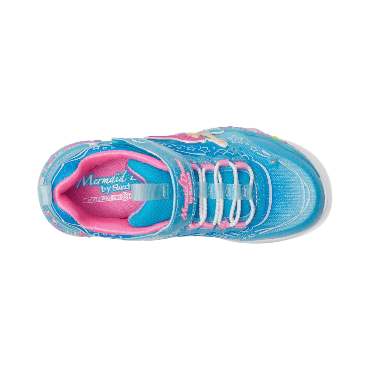 Skechers Girls (Preschool) S - Lights: Mermaid Dreams Blue/Multicolor - 1106738 - Tip Top Shoes of New York