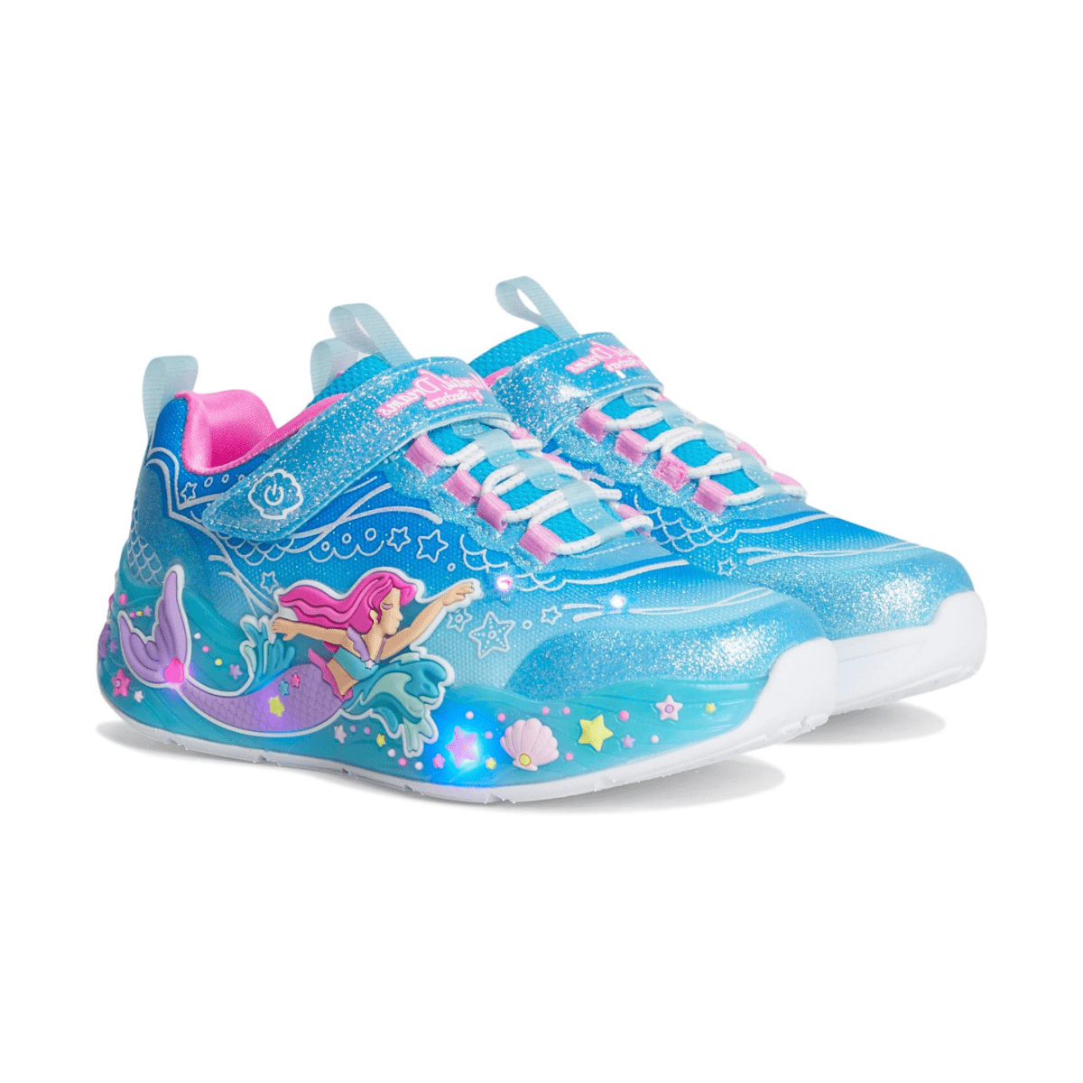 Skechers Girls (Preschool) S - Lights: Mermaid Dreams Blue/Multicolor - 1106738 - Tip Top Shoes of New York