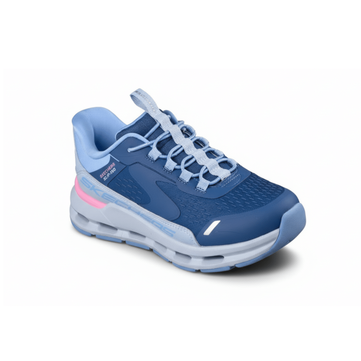 Skechers Girls Vista Lane 303654L Navy/Periwinkle Slip - ins - 1107499 - Tip Top Shoes of New York
