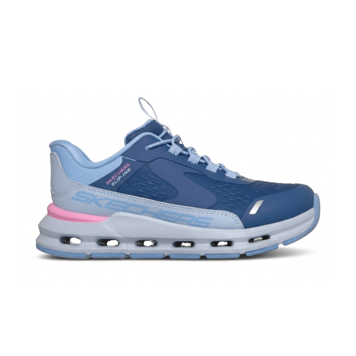 Skechers Girls Vista Lane 303654L Navy/Periwinkle Slip - ins - 1107499 - Tip Top Shoes of New York