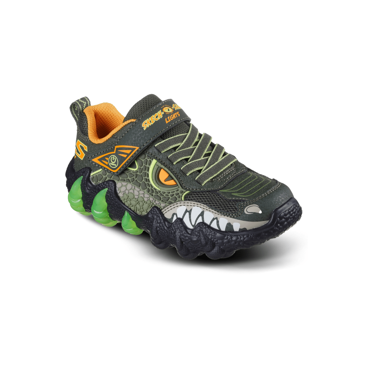 Skechers Preschool 400121LOLV Skech - O - Saurus Light 2.0 Olive - 1100493 - Tip Top Shoes of New York