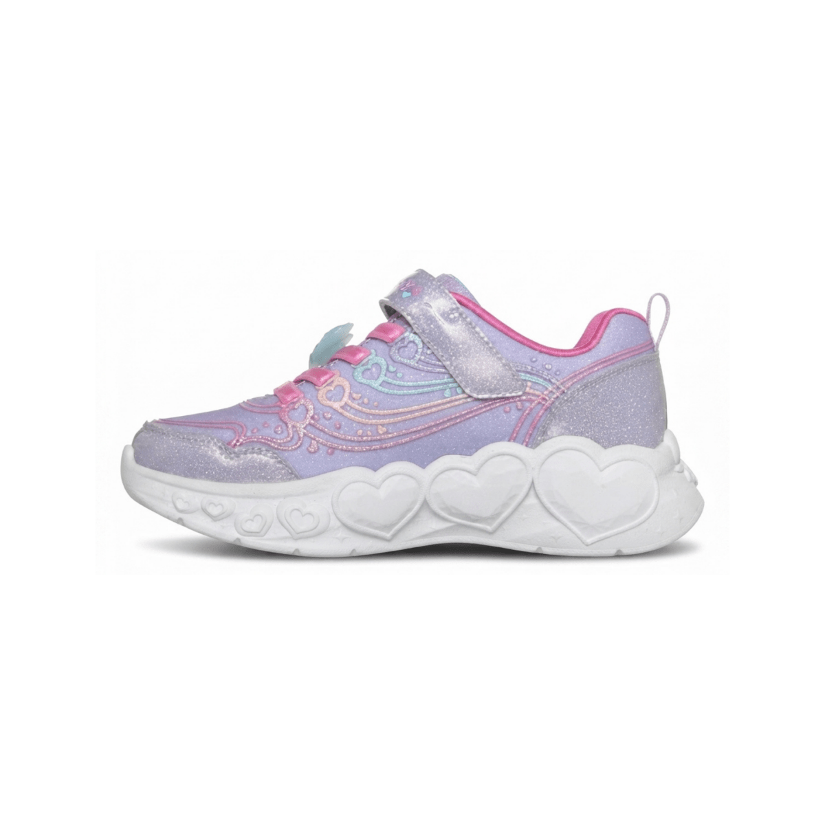 Skechers Toddlers 303266NLVMT S-Lights: Enchanted Heart Lights Lavender/Multicolor - 1112492 - Tip Top Shoes of New York