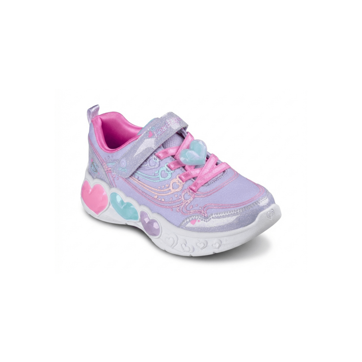 Skechers Toddlers 303266NLVMT S-Lights: Enchanted Heart Lights Lavender/Multicolor - 1112492 - Tip Top Shoes of New York