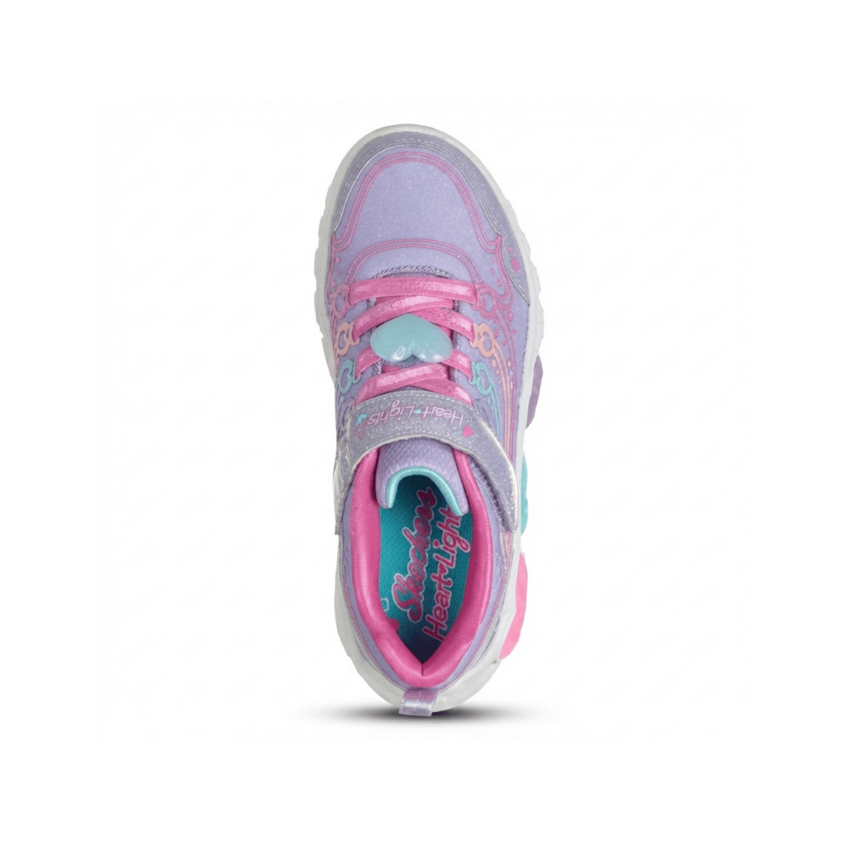 Skechers Toddlers 303266NLVMT S-Lights: Enchanted Heart Lights Lavender/Multicolor - 1112492 - Tip Top Shoes of New York