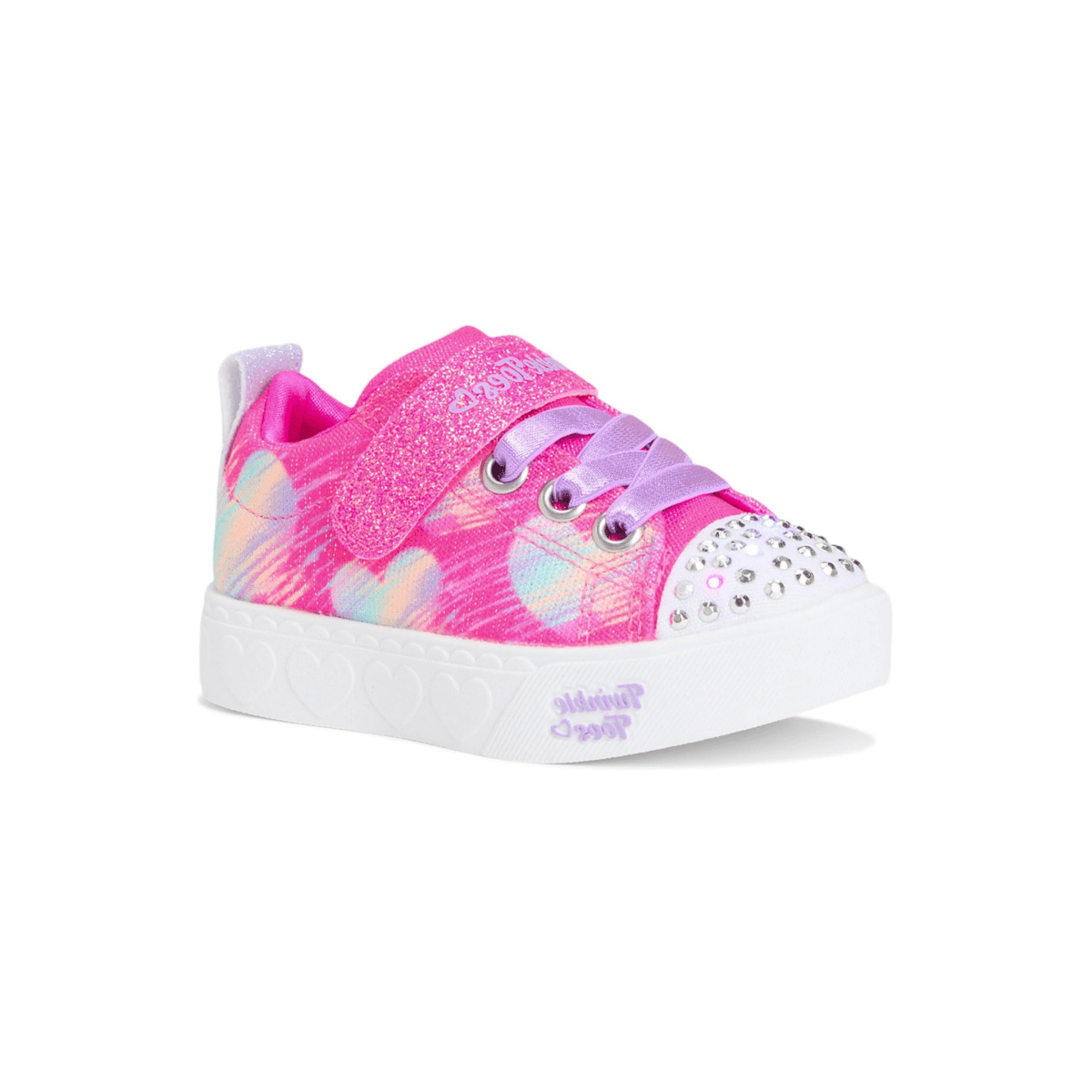 Skechers Toddlers' 314621NPKMT Twinkle Toes: Heart Steps - Heart Sketch Pink/Multicolor - 1106543 - Tip Top Shoes of New York