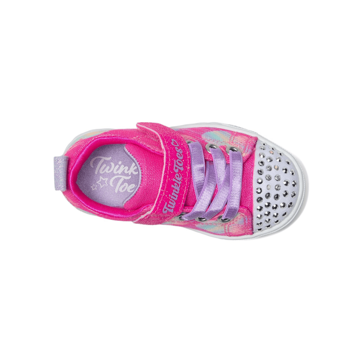 Skechers Toddlers' 314621NPKMT Twinkle Toes: Heart Steps - Heart Sketch Pink/Multicolor - 1106543 - Tip Top Shoes of New York