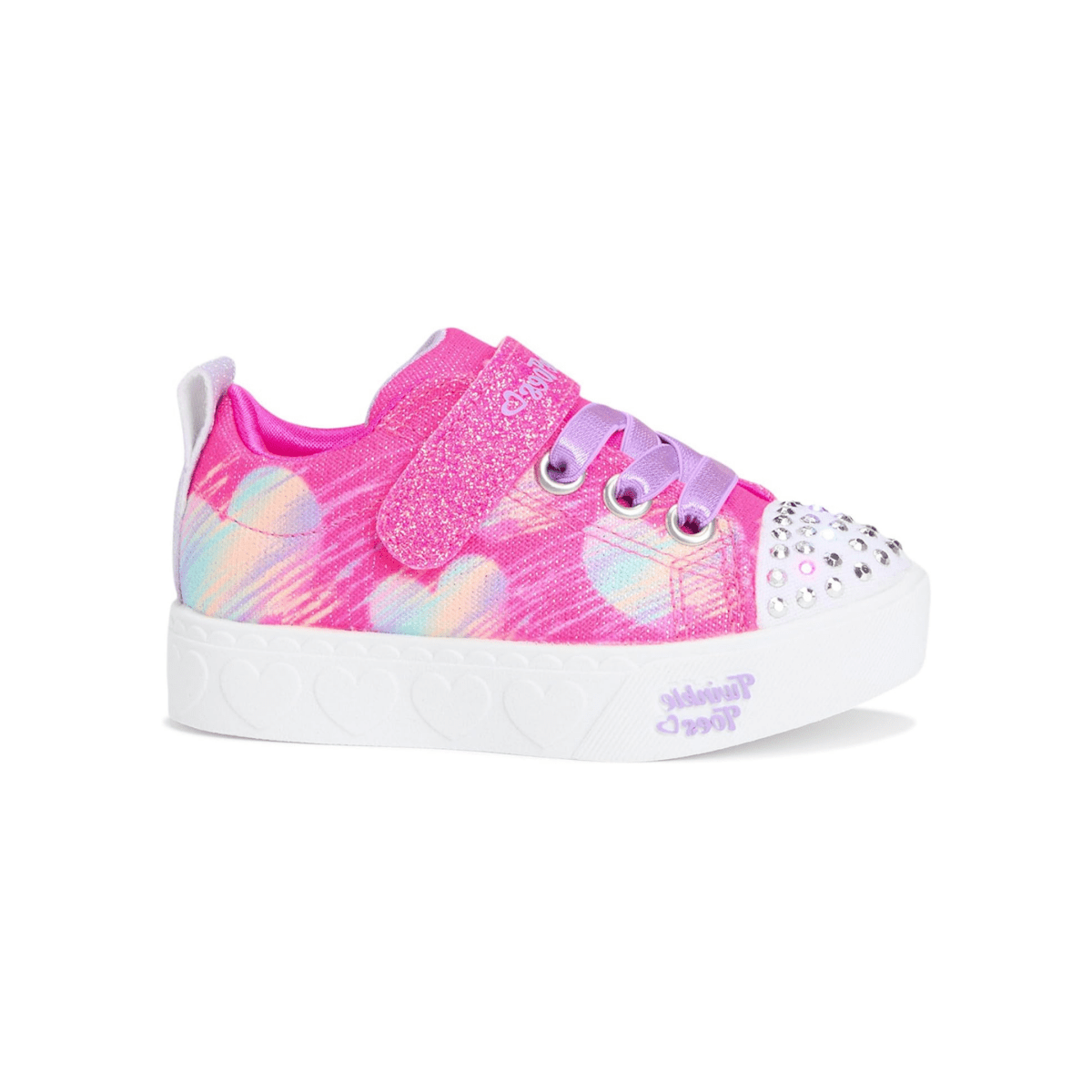 Skechers Toddlers' 314621NPKMT Twinkle Toes: Heart Steps - Heart Sketch Pink/Multicolor - 1106543 - Tip Top Shoes of New York