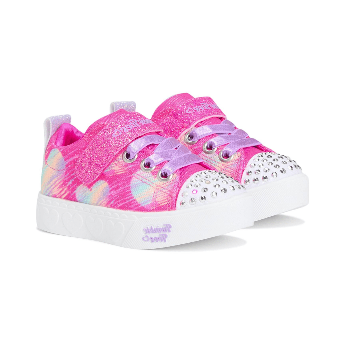 Skechers Toddlers' 314621NPKMT Twinkle Toes: Heart Steps - Heart Sketch Pink/Multicolor - 1106543 - Tip Top Shoes of New York